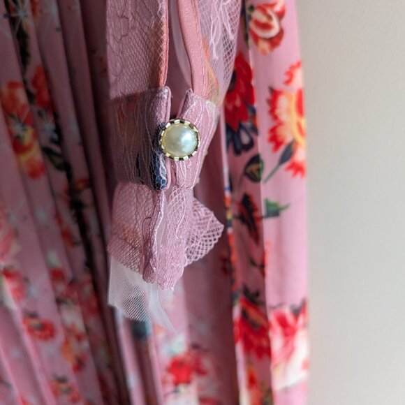 Keinmay Floral coquette pleated dress - Picture 9 of 12